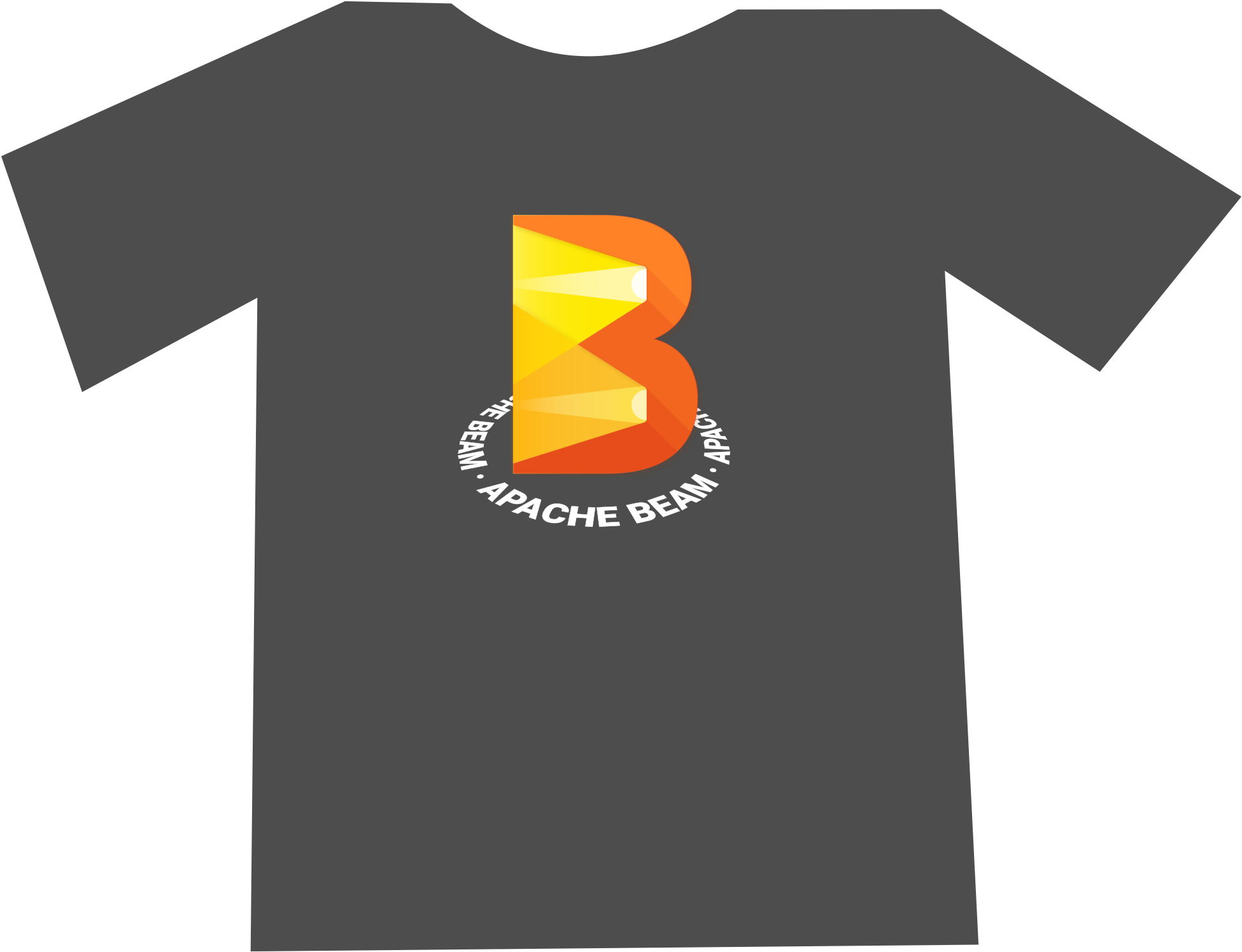 Beam Logo With Text Dark Tshirt - Active Shirt Clipart (2000x1545), Png Download