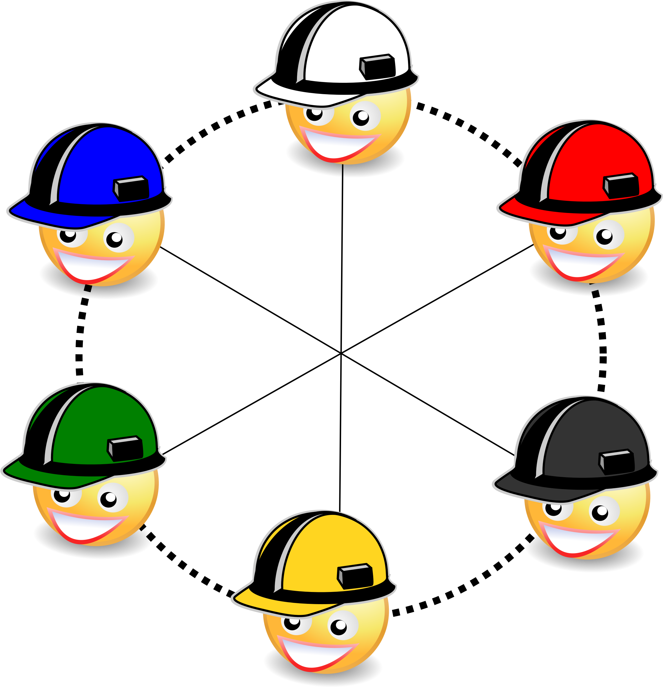 This Free Icons Png Design Of Six Hats To Thinking Clipart (2302x2400), Png Download