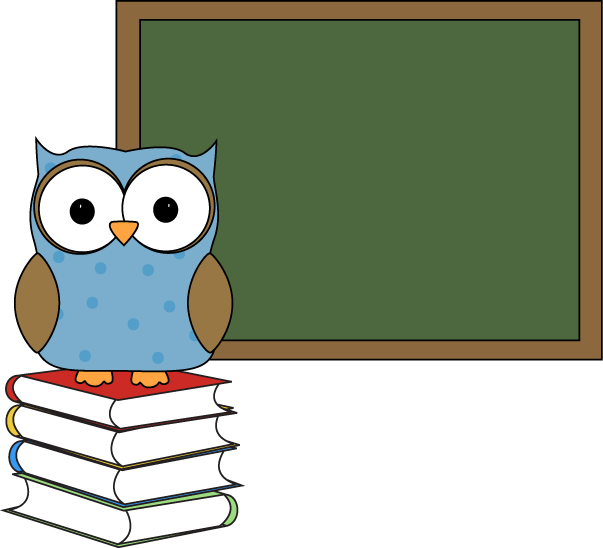 Images Of Owls Clipart - School Owls Clip Art Black And White - Png Download (603x548), Png Download