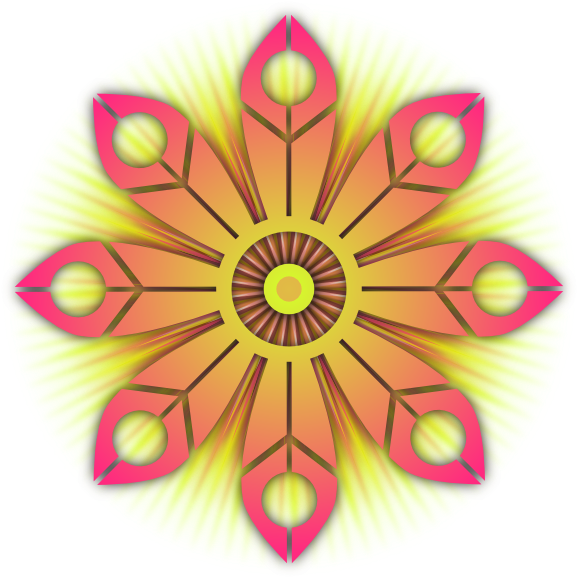 Flower Burst Svg Clip Arts 600 X 600 Px - Png Download (600x600), Png Download