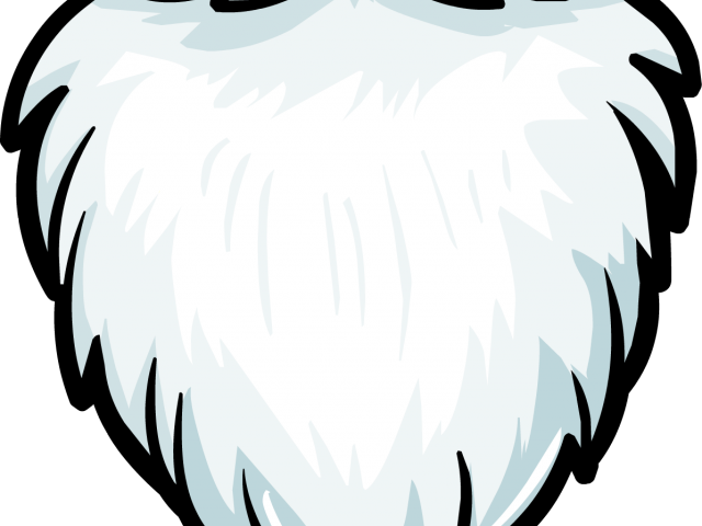 Santa Beard Cliparts - Beard - Png Download (640x480), Png Download