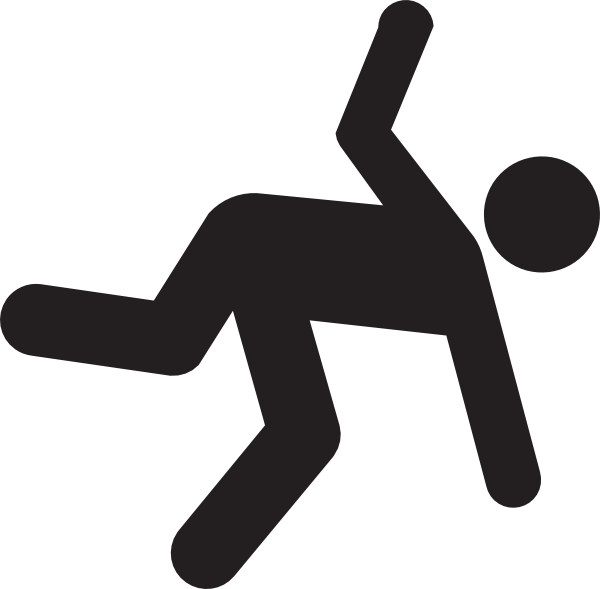 Image Of Person Falling - Stick Figure Falling Png Clipart (600x589), Png Download