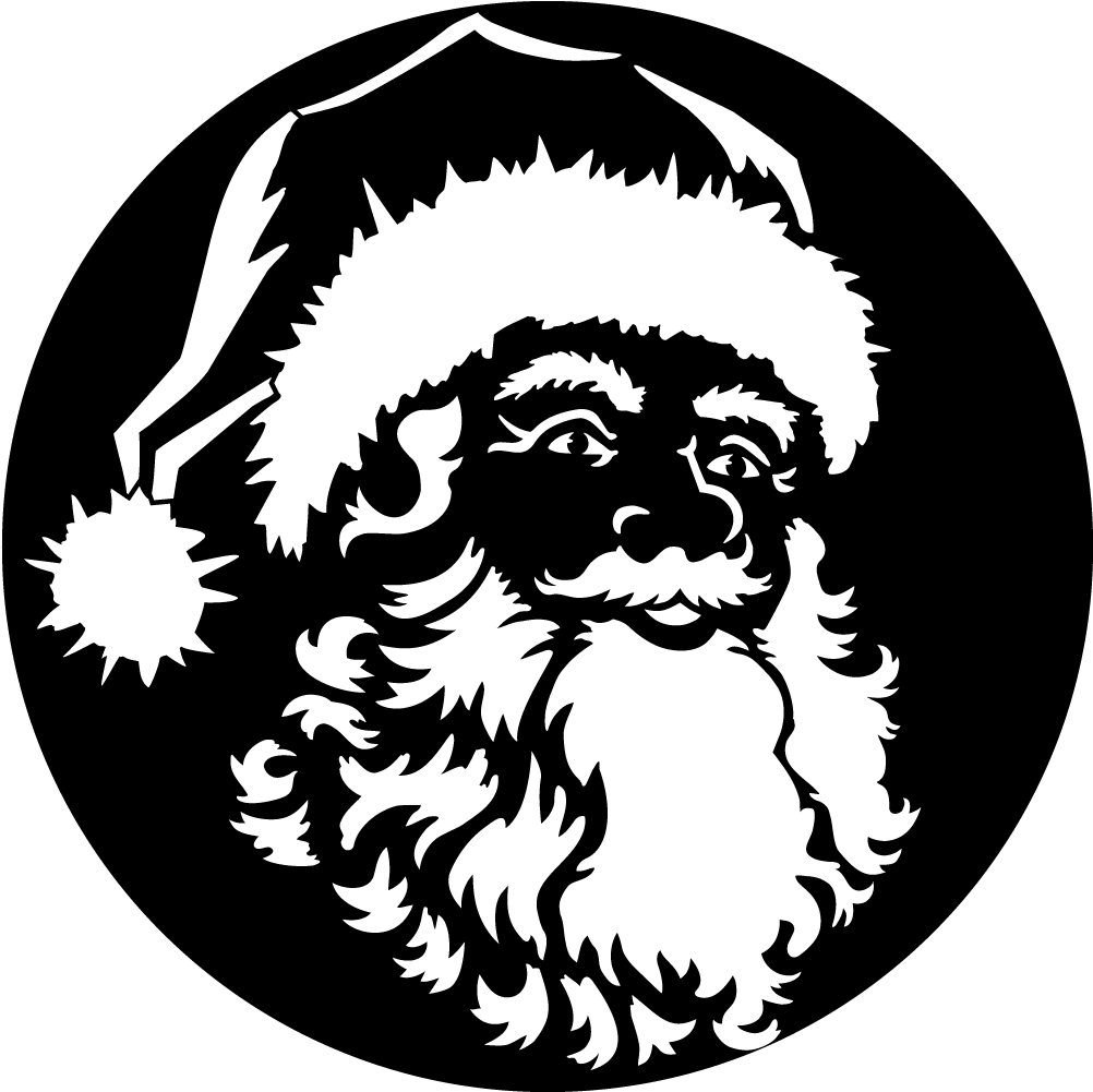 Santa's Face - Illustration Clipart (800x800), Png Download