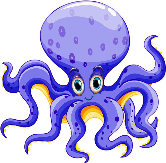 Dory Clipart Octopus - Sea Animal Clipart Png Transparent Png (800x735), Png Download