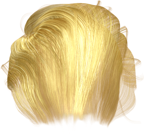 Trumphair05 - Blond Clipart (600x600), Png Download