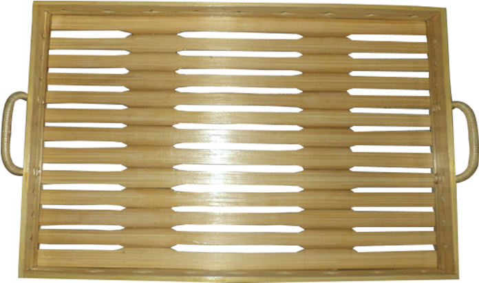 Homespun Bamboo Scale Tray In Brown - Wood Clipart (1000x1000), Png Download