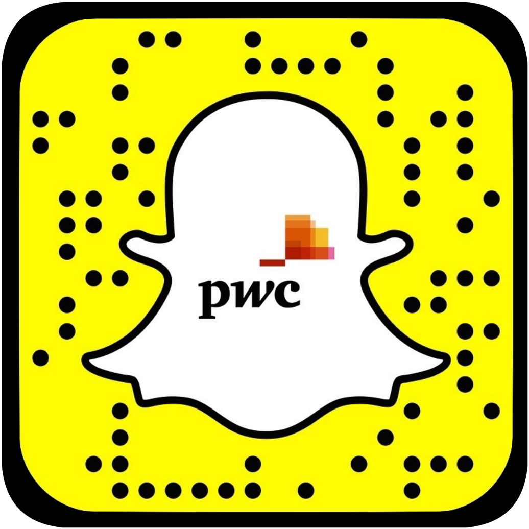 Pwc Us Careers On Twitter Follow Snapchat - Radio Disney Snapchat Code Clipart (1200x1200), Png Download