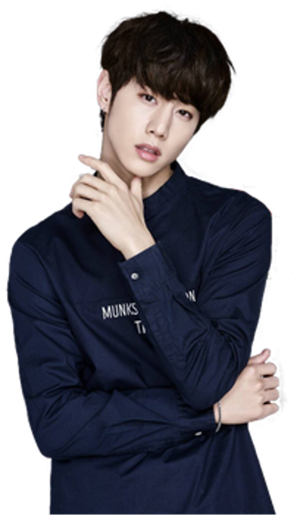 Mark Tuan Black Hair , Png Download - Mark Got7 And Rose Blackpink Clipart (583x1025), Png Download