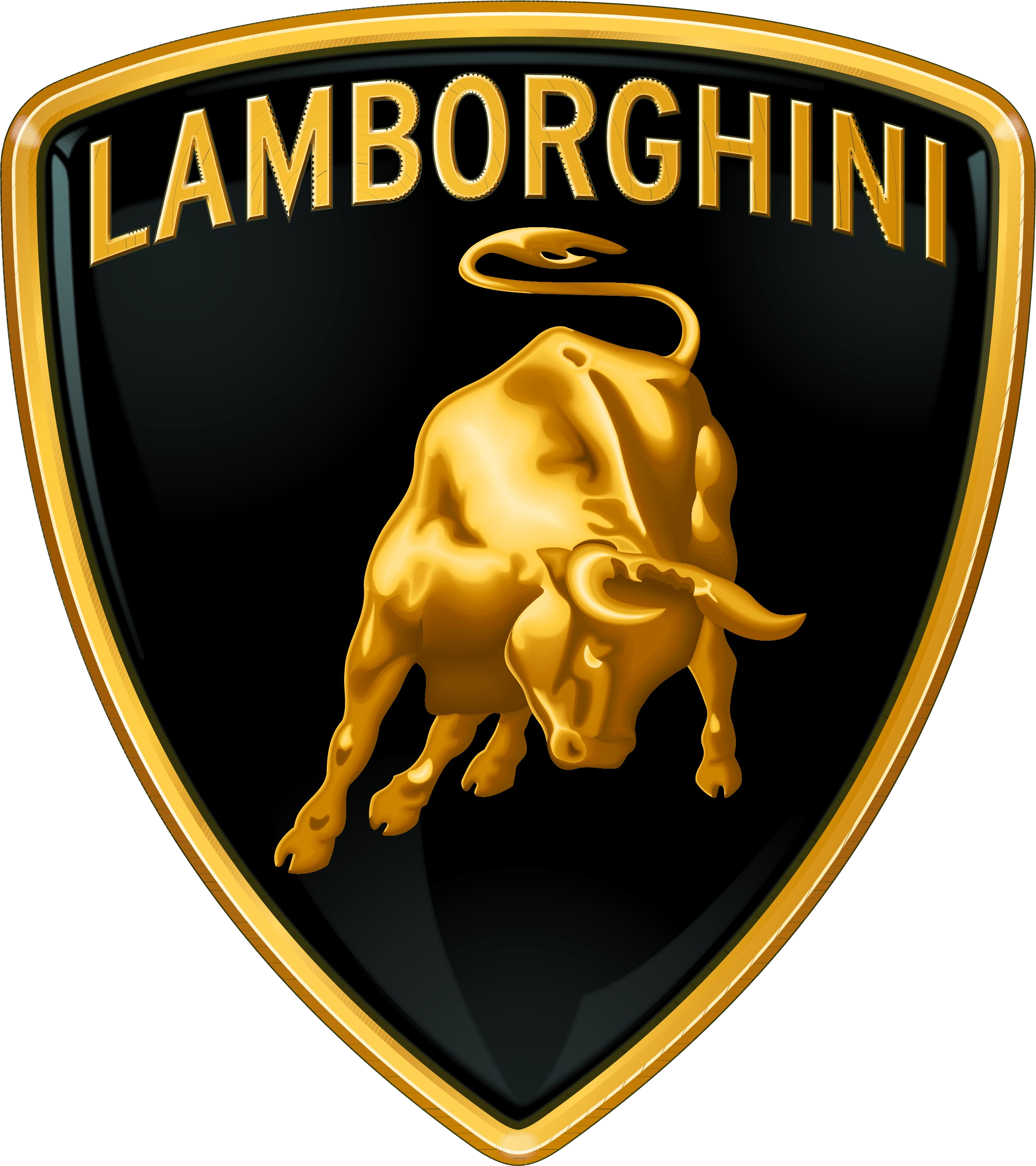 Lamborghini - Lamborghini Logo Png Clipart (2289x2577), Png Download