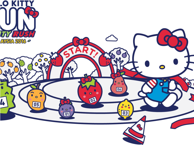 Ballons Clipart Hello Kitty - Hello Kitty - Png Download (780x621), Png Download