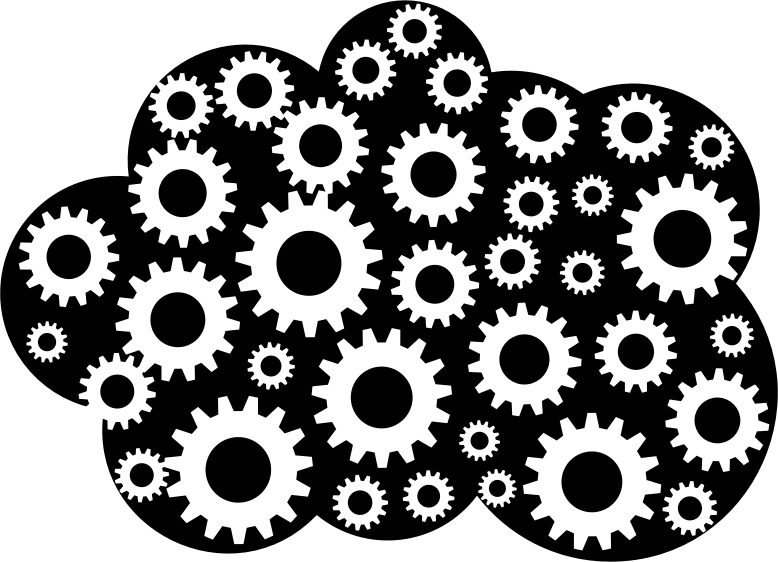 Medium Image - Cloud Gears Svg Clipart (778x562), Png Download