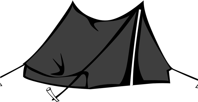 Transparent Tent Clipart - Png Download (750x410), Png Download