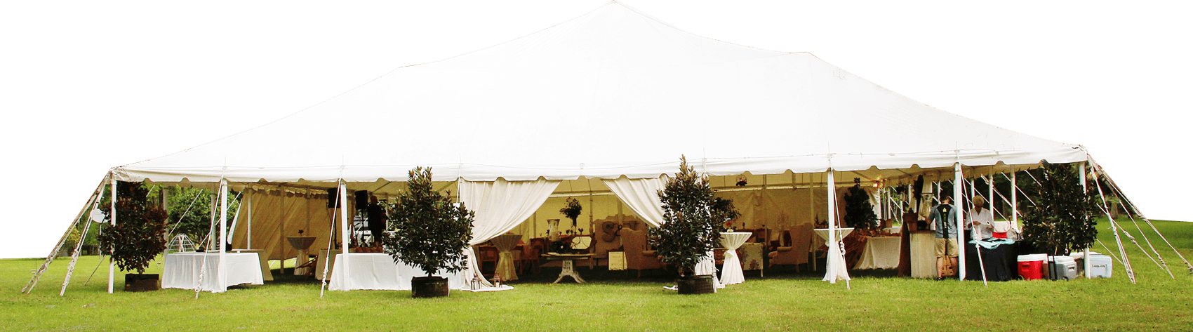 Wedding-tent - Canopy Clipart (1700x473), Png Download
