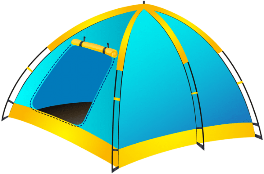 Free Png Download Blue Tent Transparent Clipart Png - Clipart Tent (850x561), Png Download