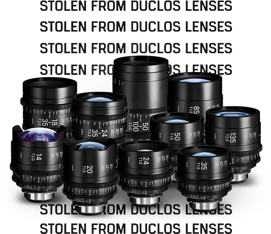 Sigma Cine Fully Luminous - Camera Lens Clipart (901x778), Png Download