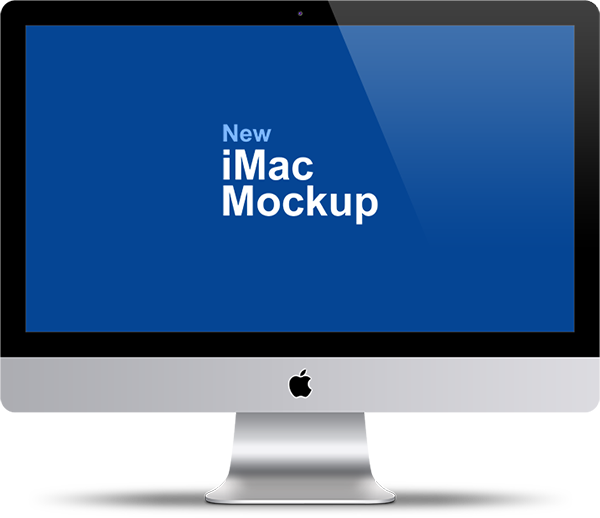 Imac Mockup Png - Apple Imac Mockup Png Clipart (600x518), Png Download