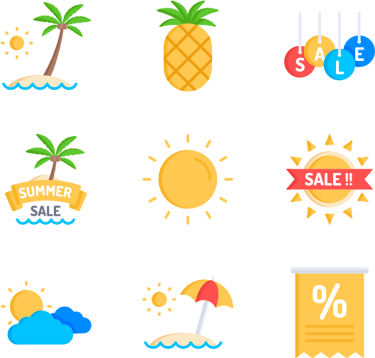 Summer Sales - Summer Sales Icon Clipart (600x564), Png Download