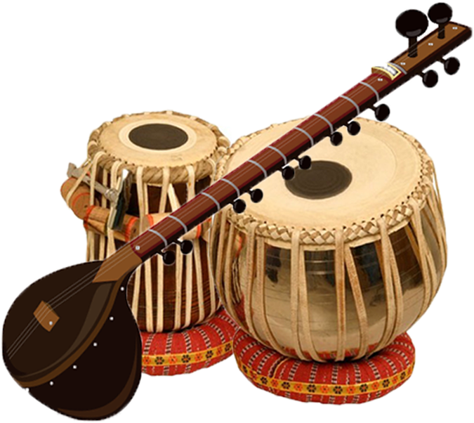 Tabla - Indian Music Instruments No Background Clipart (740x740), Png Download