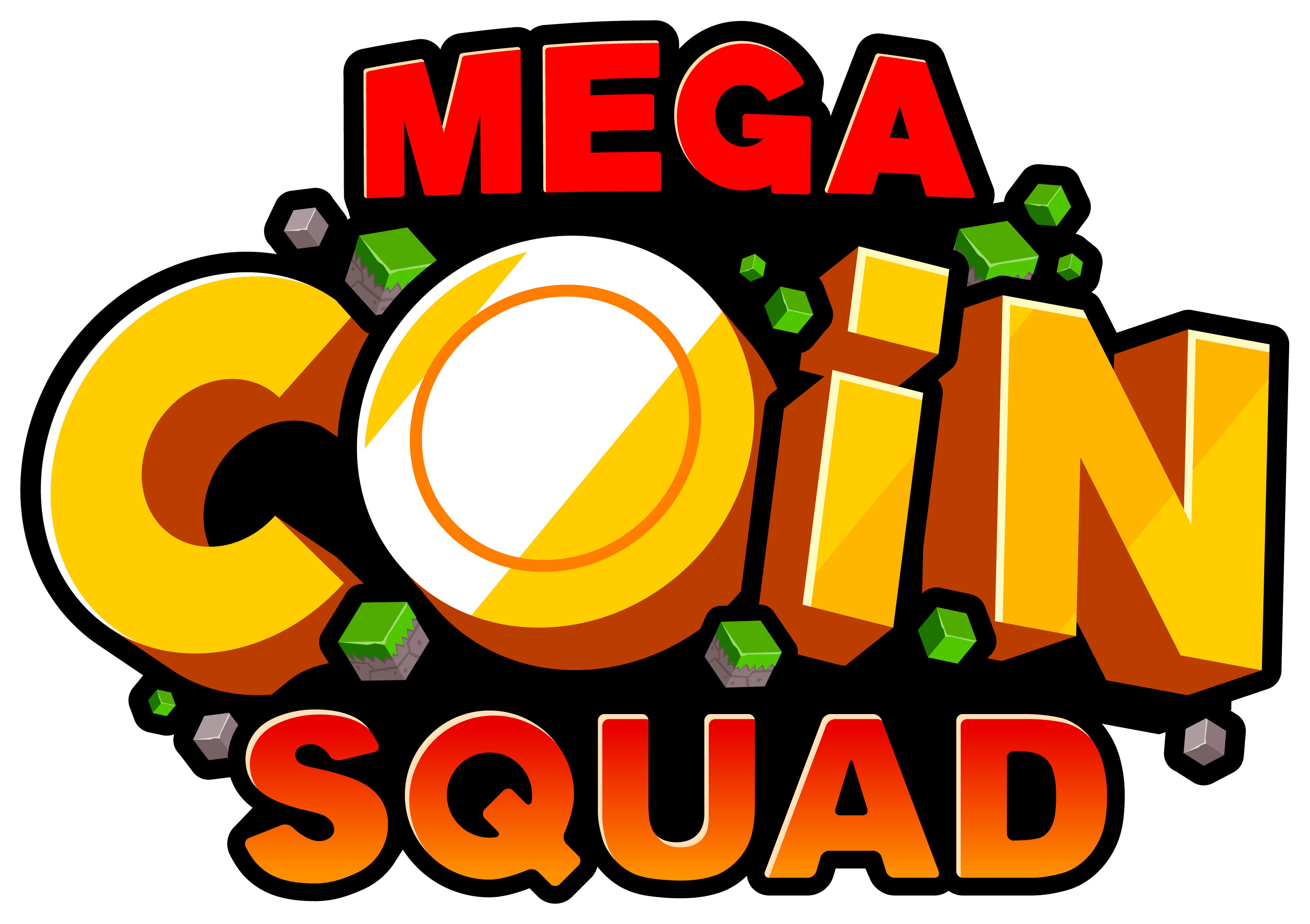 Tumblr Static Mega Coin Sqaud Logo Large - Mega Coin Squad Logo Clipart (3000x2117), Png Download