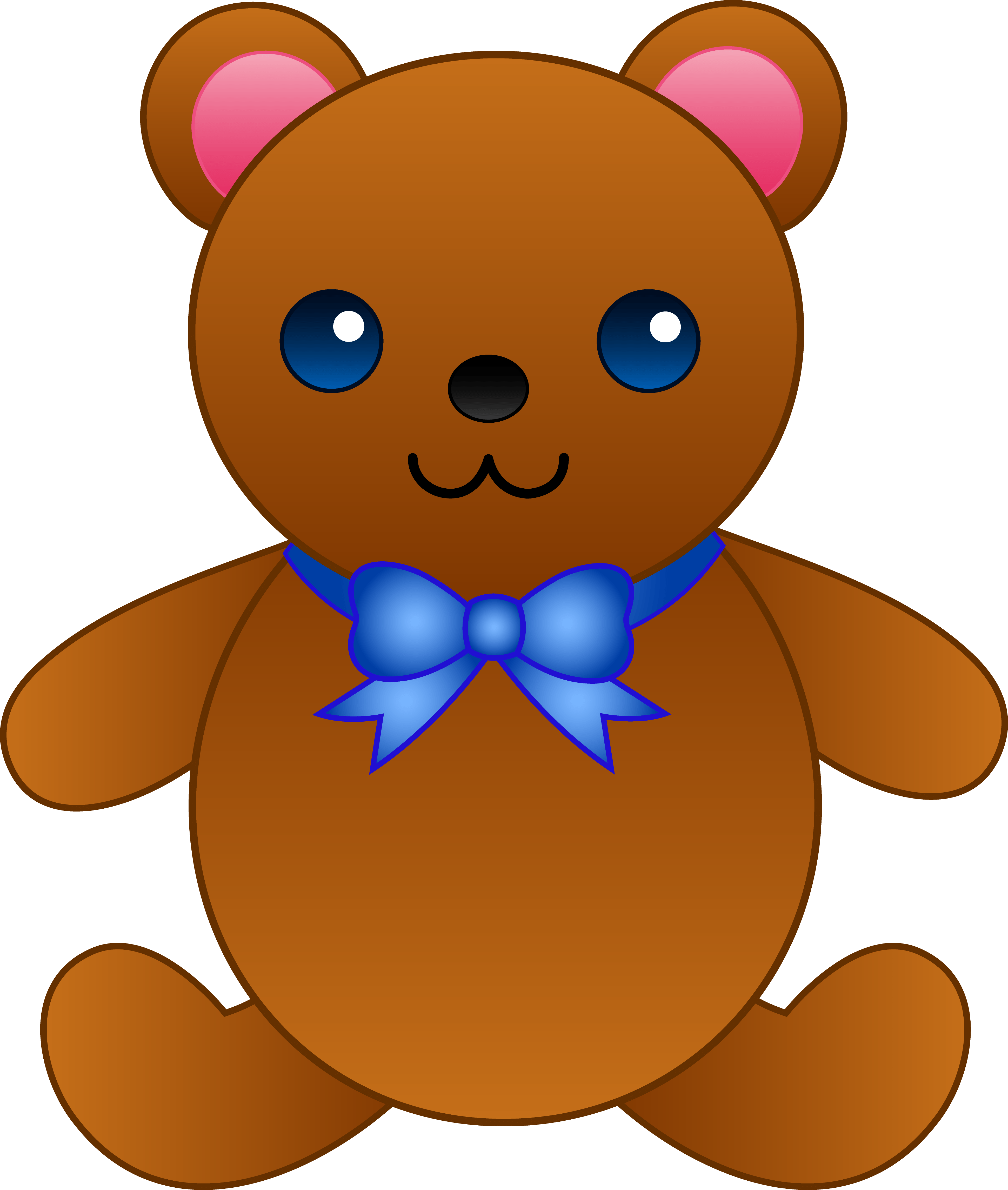 3881 X 4581 6 - Teddy Bear Images Cartoon Clipart (3881x4581), Png Download
