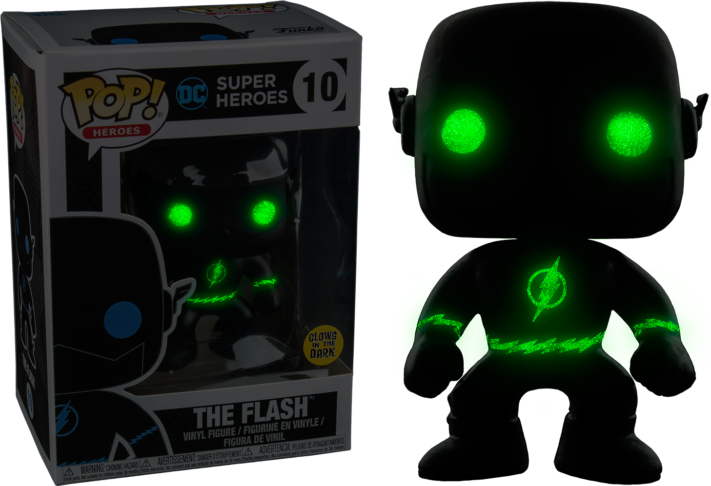 The Flash Silhouette Glow In The Dark Pop Vinyl Figure - Funko Pop De Flash Clipart (1500x996), Png Download