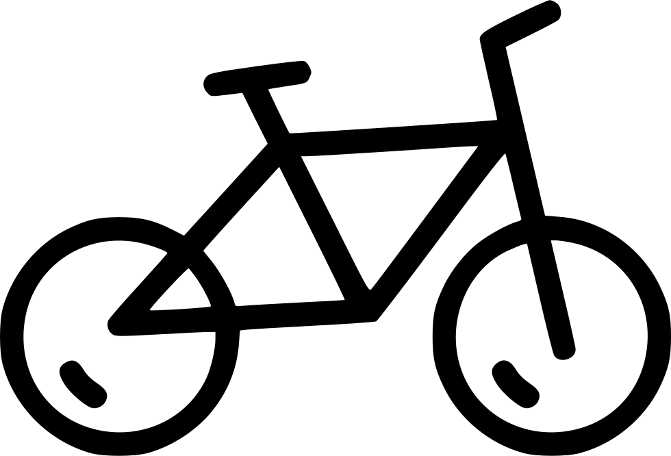 Cycle Bicycle Cycling Png - Bike Icon Vector Clipart (980x666), Png Download