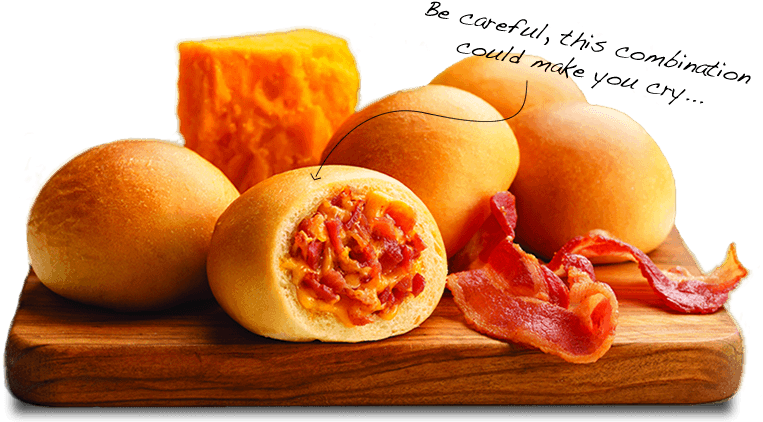 Kolache Factory Bacon And Cheese , Png Download - Kolache Savory Clipart (763x422), Png Download