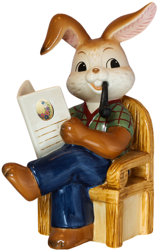 Easter, Easter Bunny, Easter Decoration, Easter Figures Clipart (960x640), Png Download