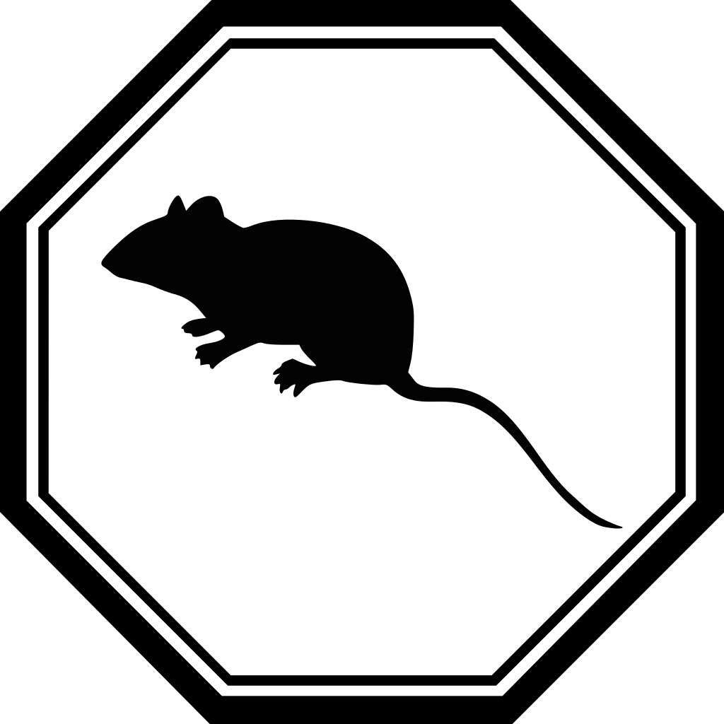 File - Rat 2 - Svg - Silhouette Mouse Clipart (1024x1024), Png Download
