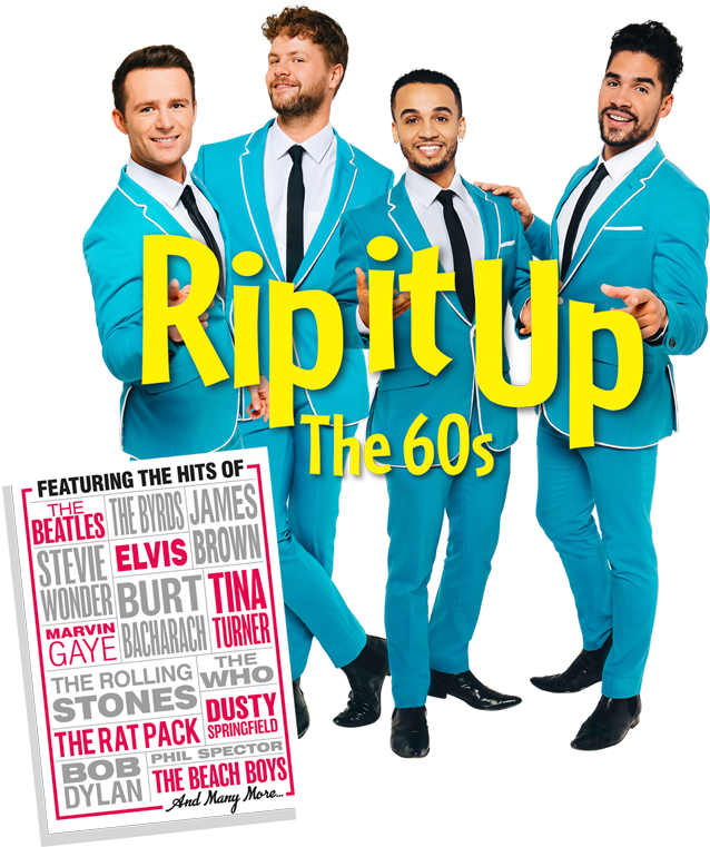 Rip It Up - Rip It Up The 60s Clipart (650x760), Png Download