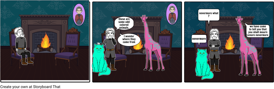 Raven - Cartoon Clipart (1164x385), Png Download