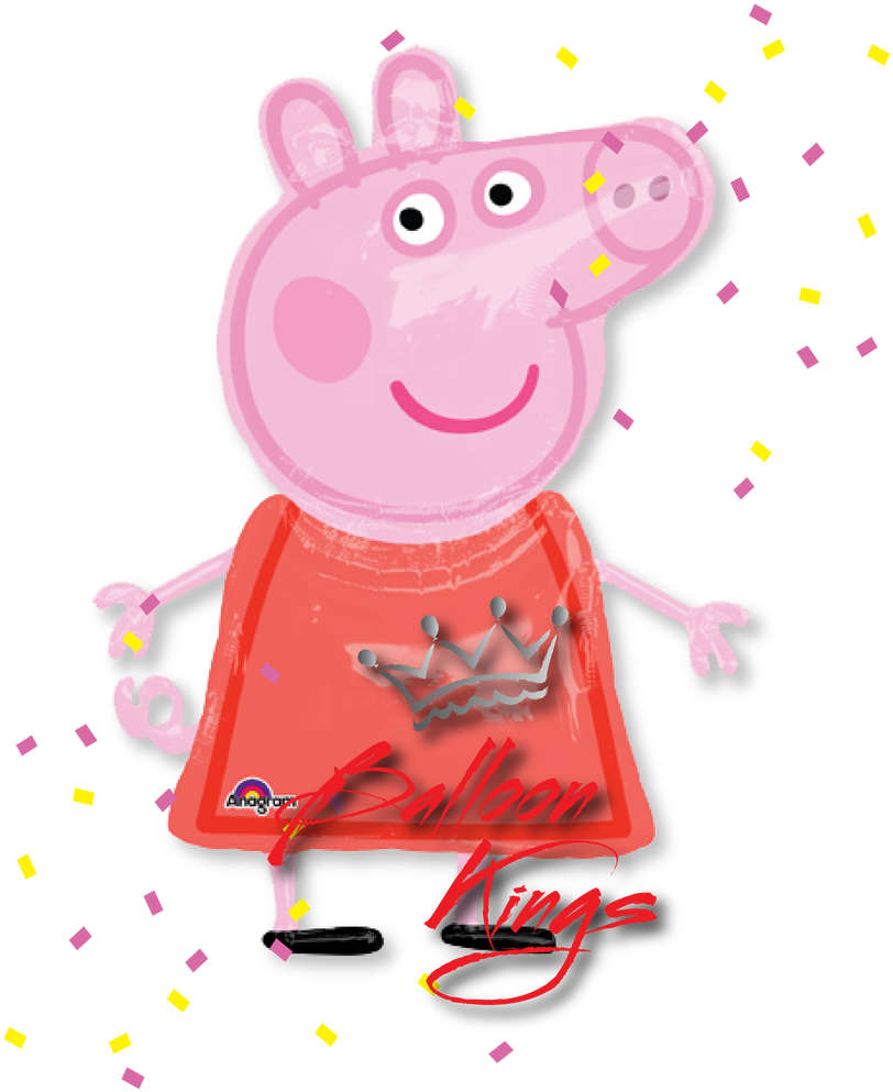 Peppa Pig Airwalker - Peppa Pig And George Clipart (1280x1280), Png Download