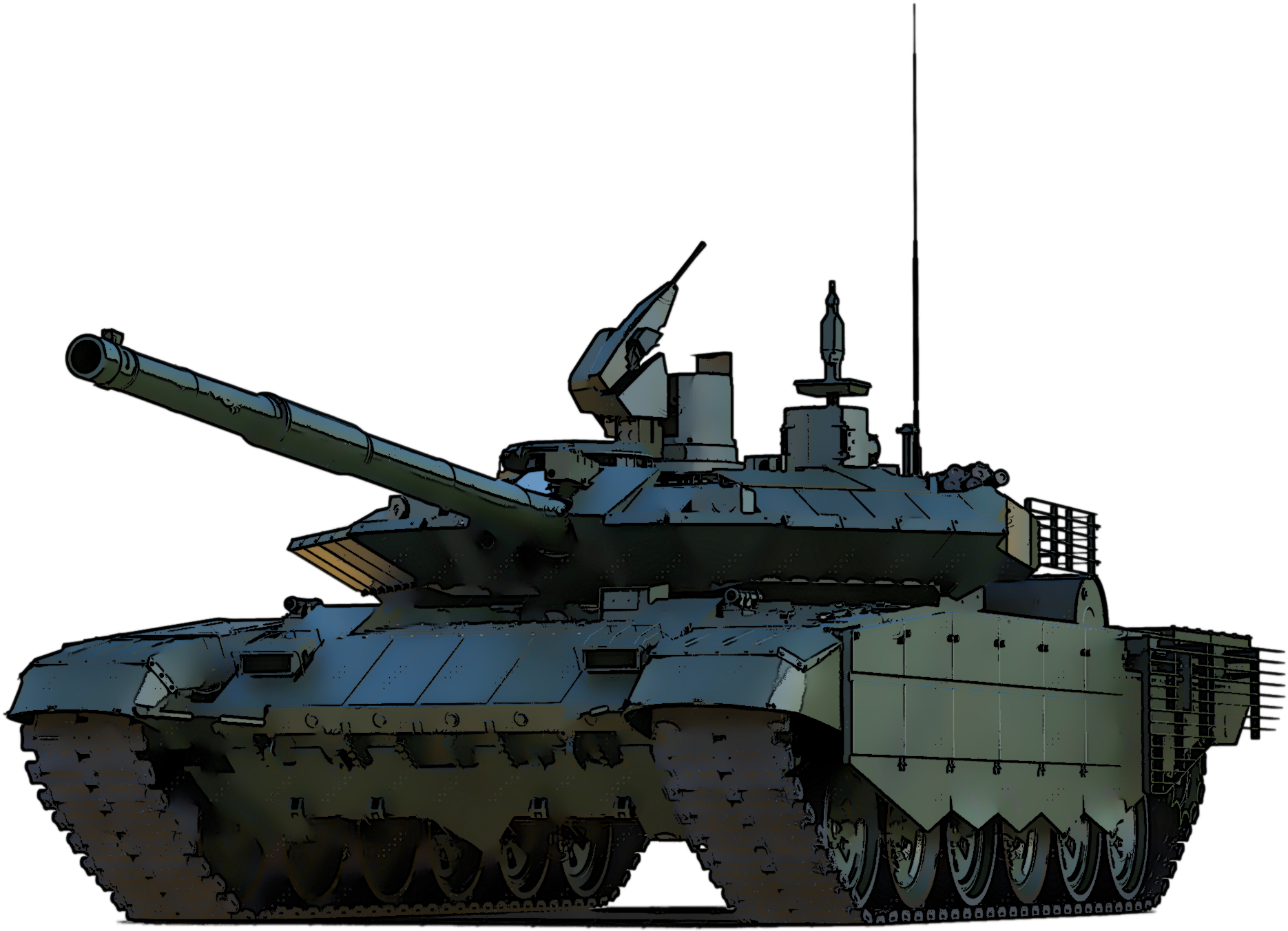 Tank Transparent Png - Tank Clipart (2000x1479), Png Download