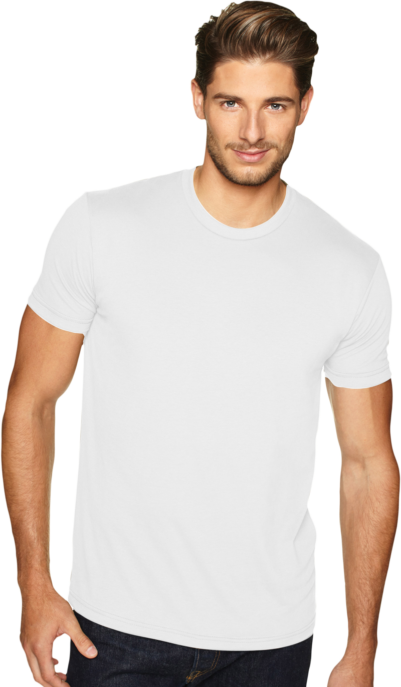 Male Model Png - Blue Next Level Shirt Clipart - Large Size Png Image ...