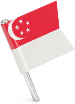 Singapore Flag Icon Transparent Clipart (640x480), Png Download
