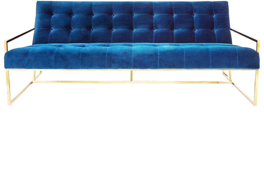 Madrid Double Seater Couch - Couch Clipart (1000x1000), Png Download