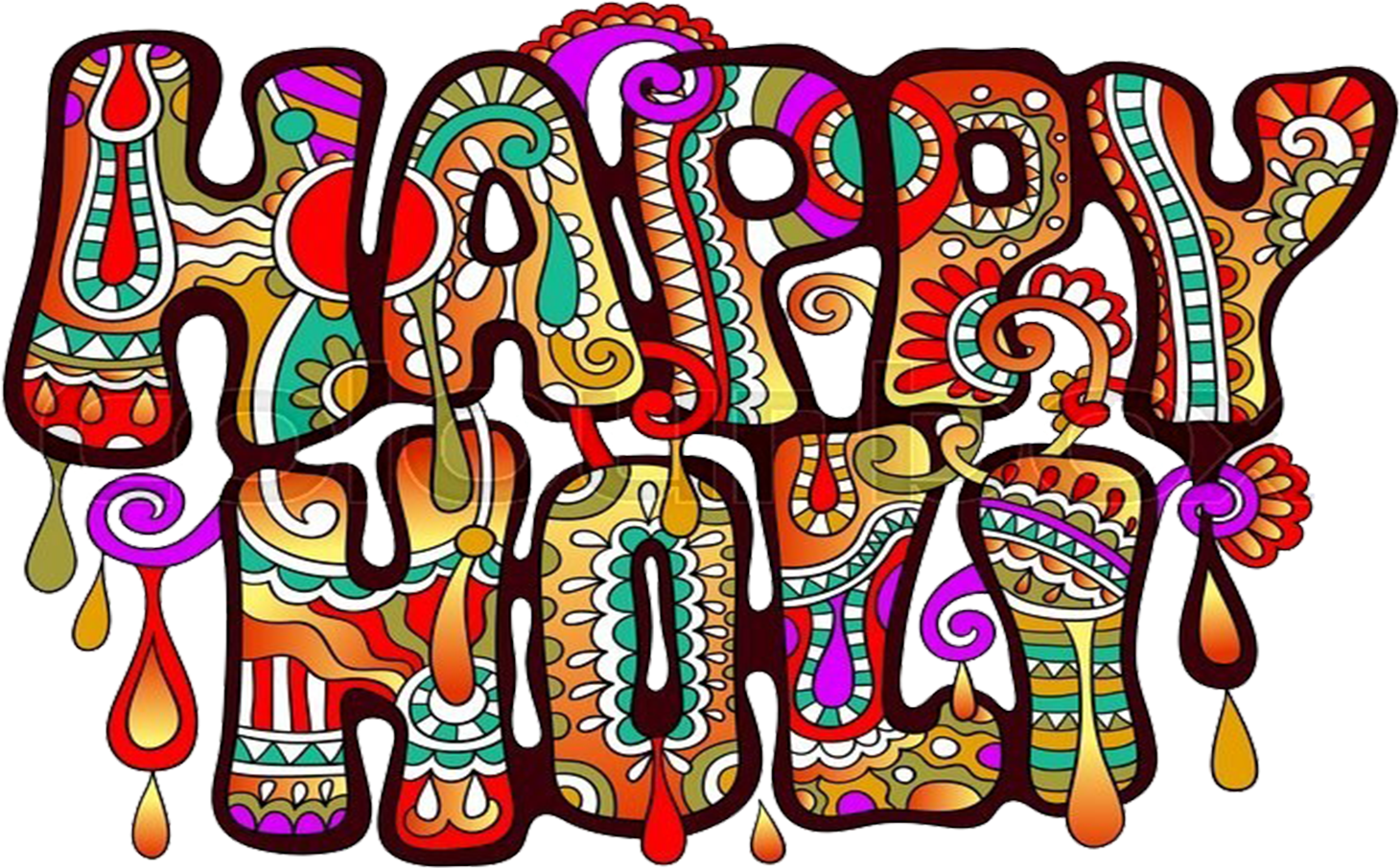 Holi 2019 Free Png Background - Creative Festivals Of India Drawing Clipart (1920x1200), Png Download