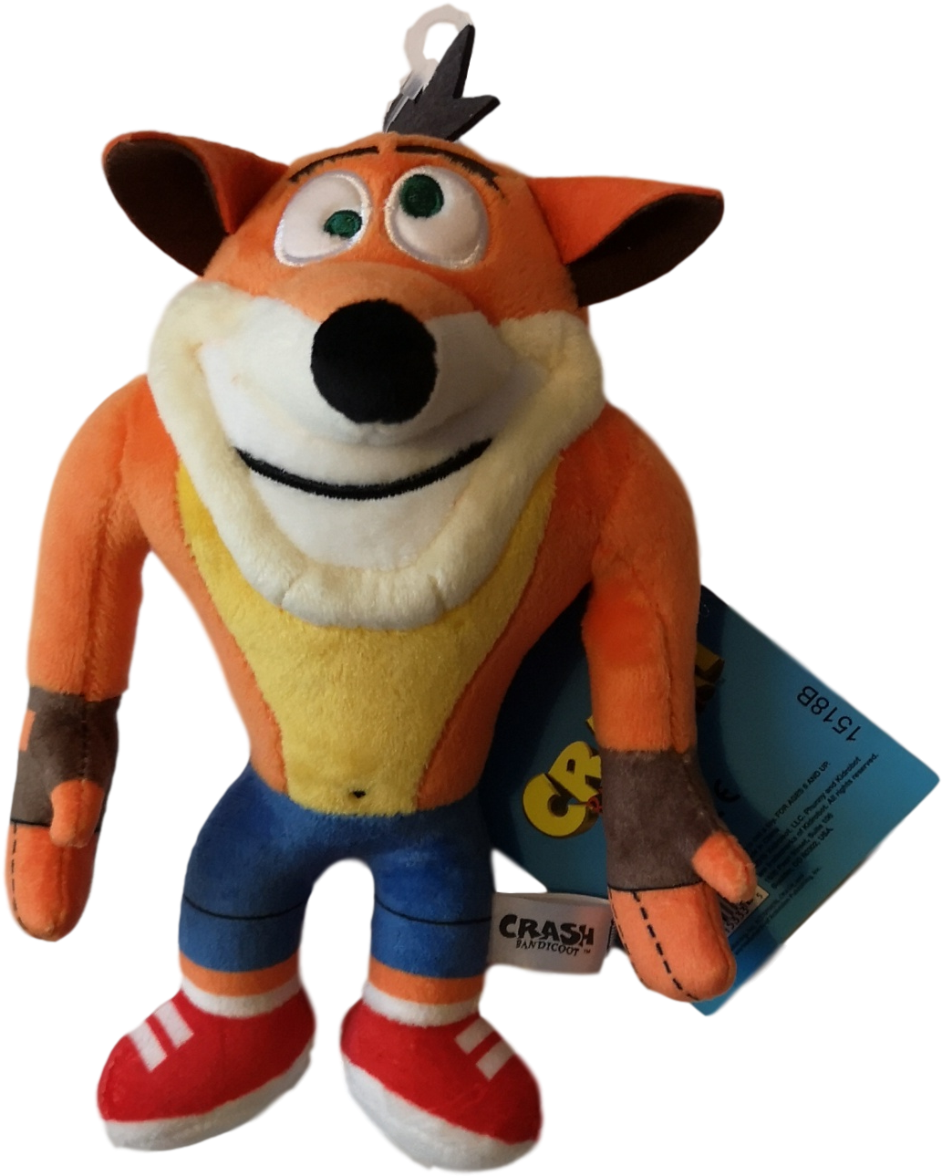 Crash Bandicoot 8" Phunny Plush Clipart (1033x1289), Png Download