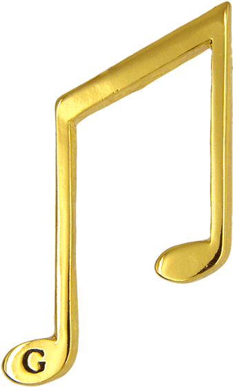 600 X 600 2 - Gold Music Note Transparent Clipart (600x600), Png Download