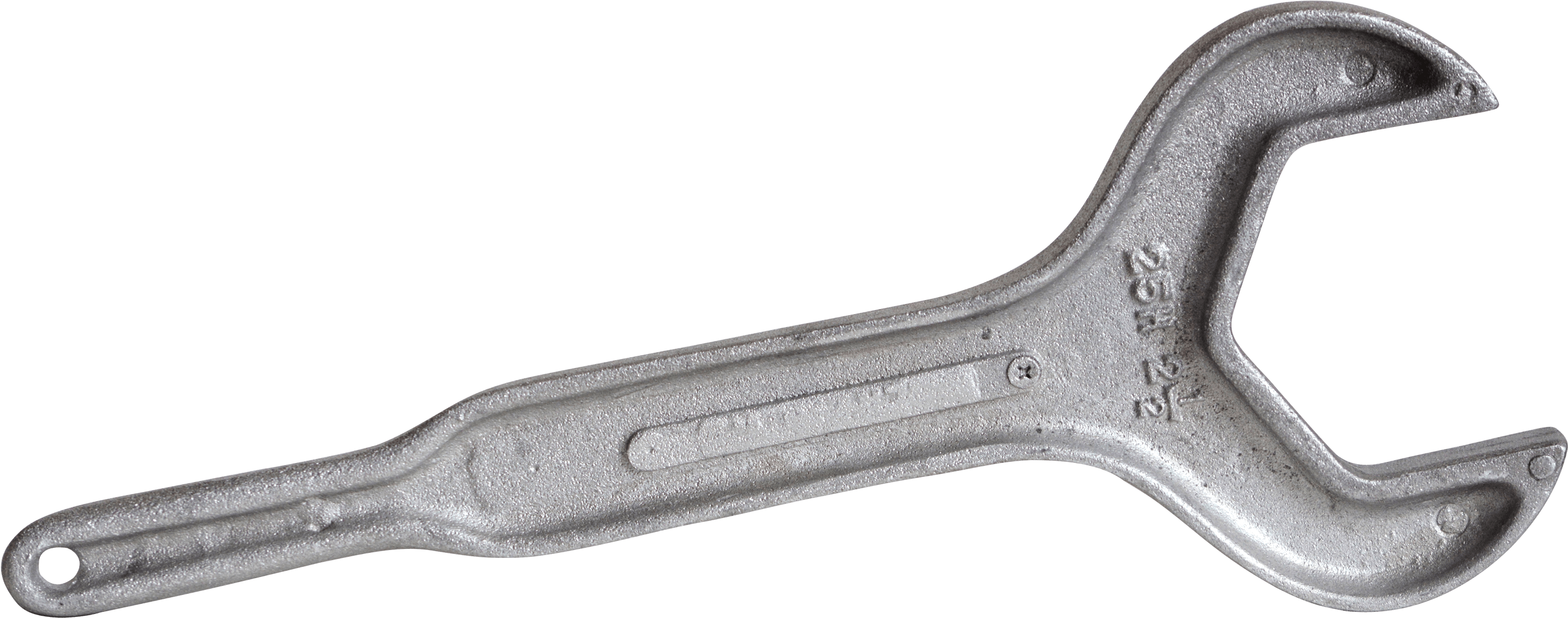 25h 2-1/2" Wrench Aluminum Single End For Hex Nut - Metalworking Hand Tool Clipart (3000x3000), Png Download