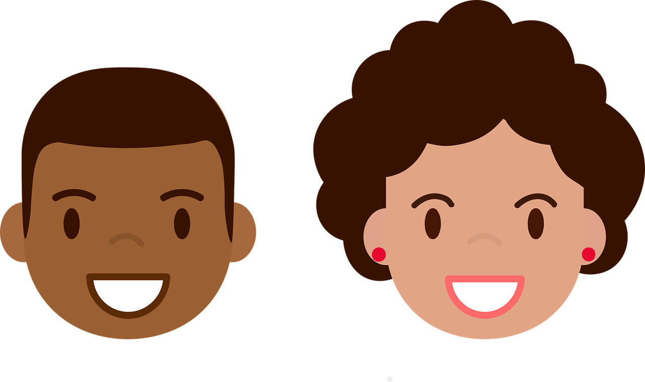 People Negritos Afro Muñequitos Illustration - Negritos Clipart - Png Download (960x568), Png Download