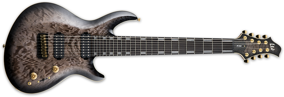 Parker Carbon Fiber Guitar Clipart (1200x428), Png Download