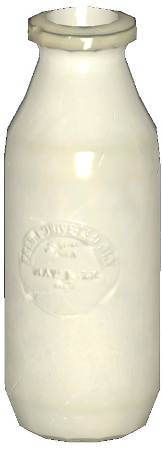 Empty Milk Bottle - Glass Bottle Clipart (1200x904), Png Download