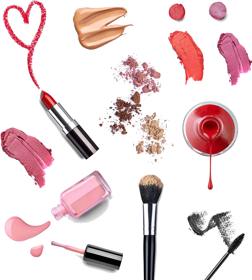 Lipstick Png Free Download - Makeup Brushes Transparent Background Clipart (912x1000), Png Download