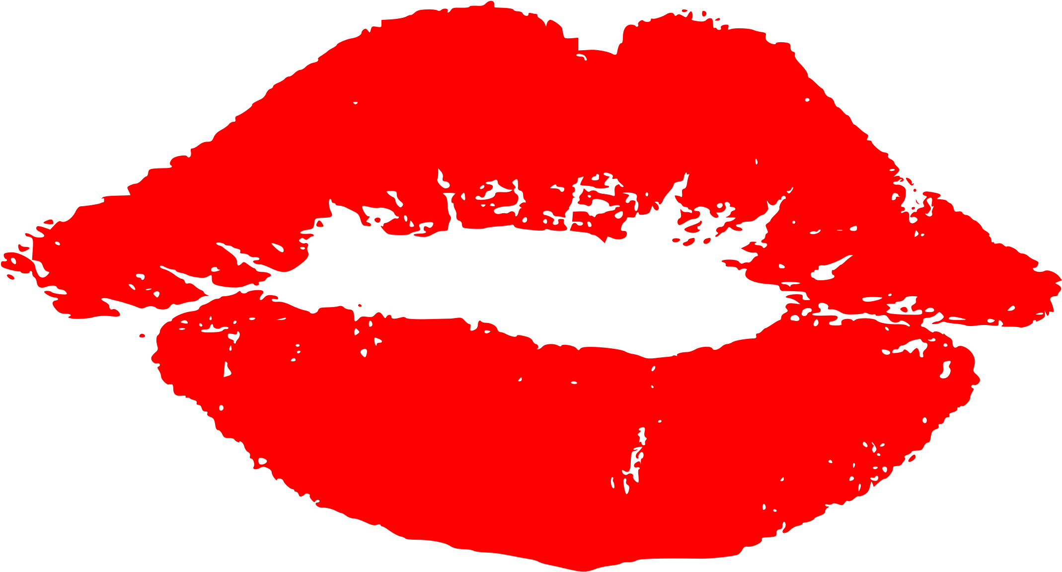 Lipstick Clipart Clear Background - Lips Png Transparent (2400x1354), Png Download