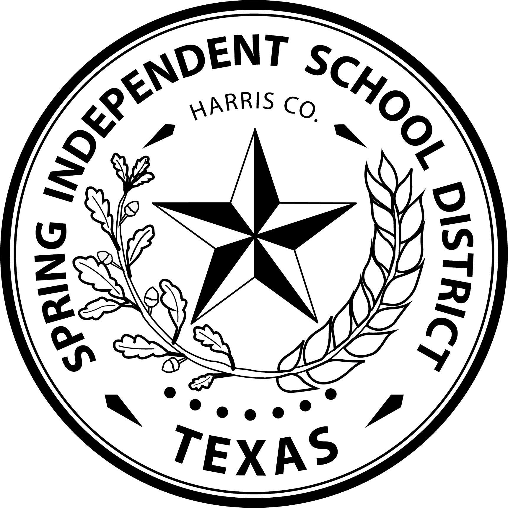 Spring Isd Logos And Seals - Notary Stamp Texas Clipart (1720x1719), Png Download