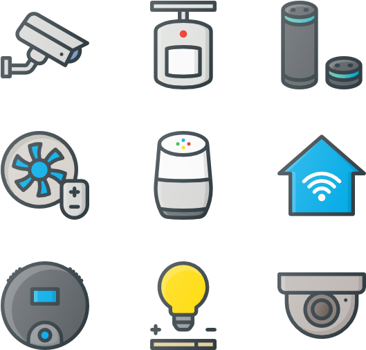Smart Home Clipart (600x564), Png Download