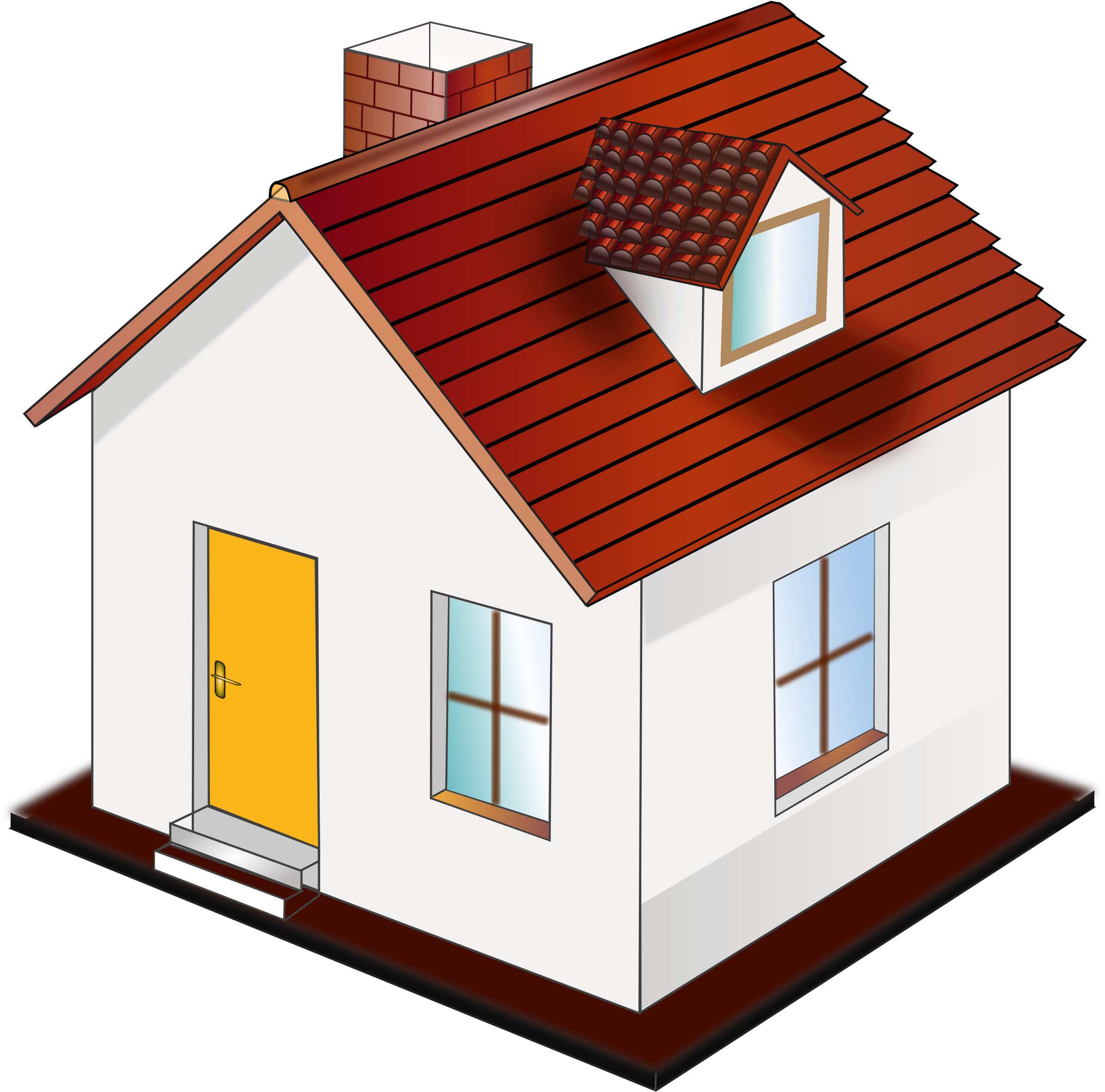 Home Png Icon - House Clipart Transparent Png (2400x2400), Png Download