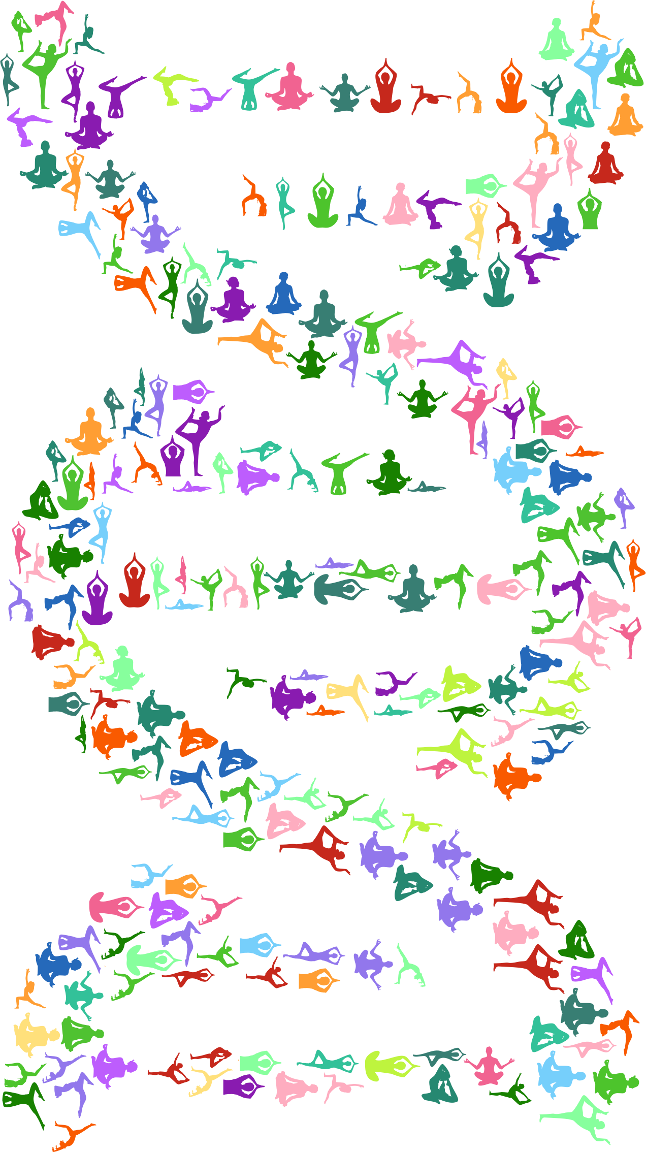 This Free Icons Png Design Of Yoga Dna Clipart (1272x2268), Png Download