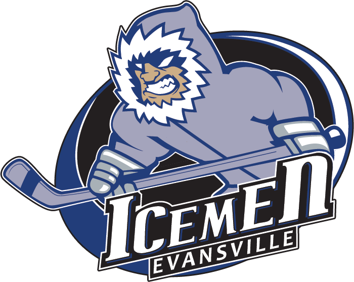 Evansville Icemen Hockey Jersey 2015-16 - Jacksonville Icemen Logo Clipart (700x558), Png Download